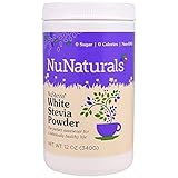 NuStevia White Stevia Powder, 12 oz (340 g) Pack of 2