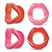 Facial Slimmer Exercise Mouthpiece Silicone Anti-wrinkle Anti-aging Mouth and Face Muscle Tightener Face-lift Instrument and Hilarious Gag Gift
