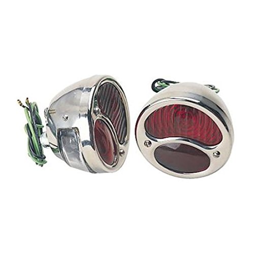 Speedway Motors 1928-1931 Ford Model A Right-Side Taillight, Polished Stainless Steel