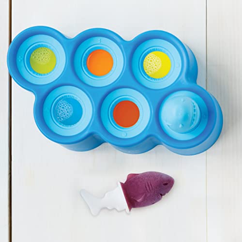 Zoku Fish Pop Molds, 6 Different Easyrelease Silicone Popsicle Molds