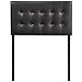 Modway Emily Upholstered Tufted Button Fabric Twin Size Headboard In Black