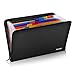 Accordian File Organizer, Expanding File Folder with Lock Office Letter Paper Document Organizer with 24 Pockets, Fireproof and Water-Resistant Business Briefcases for Men,File Storage