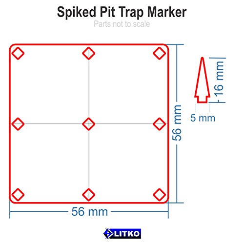 Fantasy RPG, Spiked Pit Trap Marker (1)