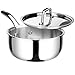 Duxtop Whole-Clad Tri-Ply Stainless Steel Saucepan with Lid, 3 Quart, Kitchen Induction Cookware primary