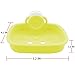 JOJO STYLE Multiple Plastic Soap Case Holder Container Box - With Gifts – Bathroom Soap Case – Macaron Yellow