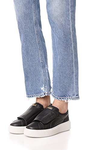 puma women's basket platform strap wn sneaker