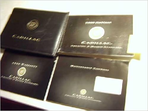 1999 Cadillac Deville Owners Manual Cadillac Amazon Com Books