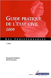 Guide pratique de l'État civil 2009