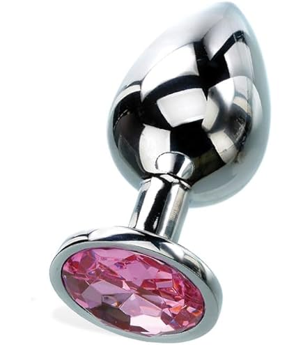 Amazon.com: Negro Rosa Anal Plug - Grande : Salud y Hogar