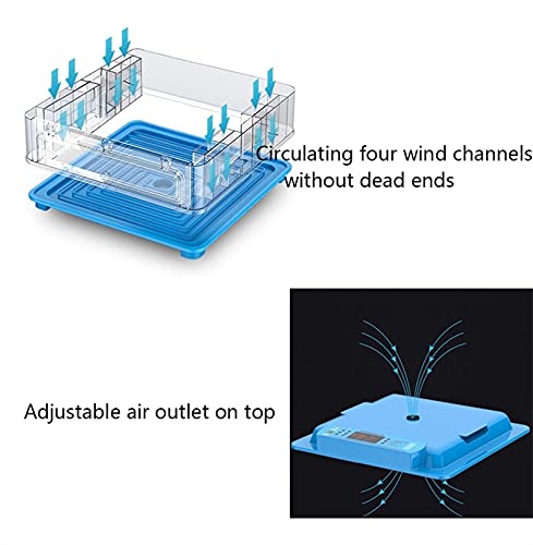 CHICTI Beleuchtung Ei Inkubator Brutmaschine Für Hühner Vollautomatisch Wendung Eier Inkubator Brutgerät Brutapparat… – Bild 4