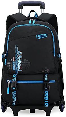 YUB Children School Bag Backpack 1 - 6 Grade Kids Bags Trolley Bag Six - wheels