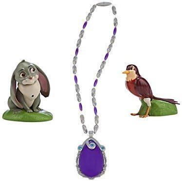 Disneys Sofia the First Light Up Amulet Role Play Set with Talking Clover and Talking Robin