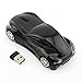 Sport Car Shape Mouse 2.4GHz Wireless Optical Gaming Mice 3 Buttons DPI 1600 Mouse for PC Laptop Computer (Black)thumb 1