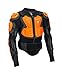 Fox Racing Titan Sport Jacket Adult Roost Deflector MotoX Motorcycle Body Armor - Black/Orange/X-Large