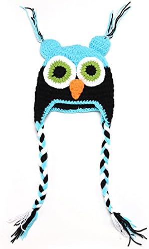 Fashion Unisex Newborn Boy Girl Baby Outfits Photography Props Owl Hat Headress