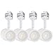 LEONLITE Dimmable LED Track Lighting Heads, 18W(135W Eqv.), 1400lm, Hardwired H Type Track Light Head, Aluminum, CRI90+, 38° Beam Angle, ETL & Energy Star Listed, 5000K Daylight, Pack of 4, Black