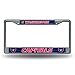 Rico Industries NHL Bling Chrome License Plate Frame with Glitter Accent, Washington Capitals