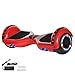 NHT Newest Edition Electric Hoverboard Self Balancing Scooter with Built-in Bluetooth Speaker LED Lights - Safety Certified