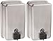 Bobrick 2111 ClassicSeries Surface-Mounted Soap Dispenser, 40oz, Stainless Steel (2 PACK)