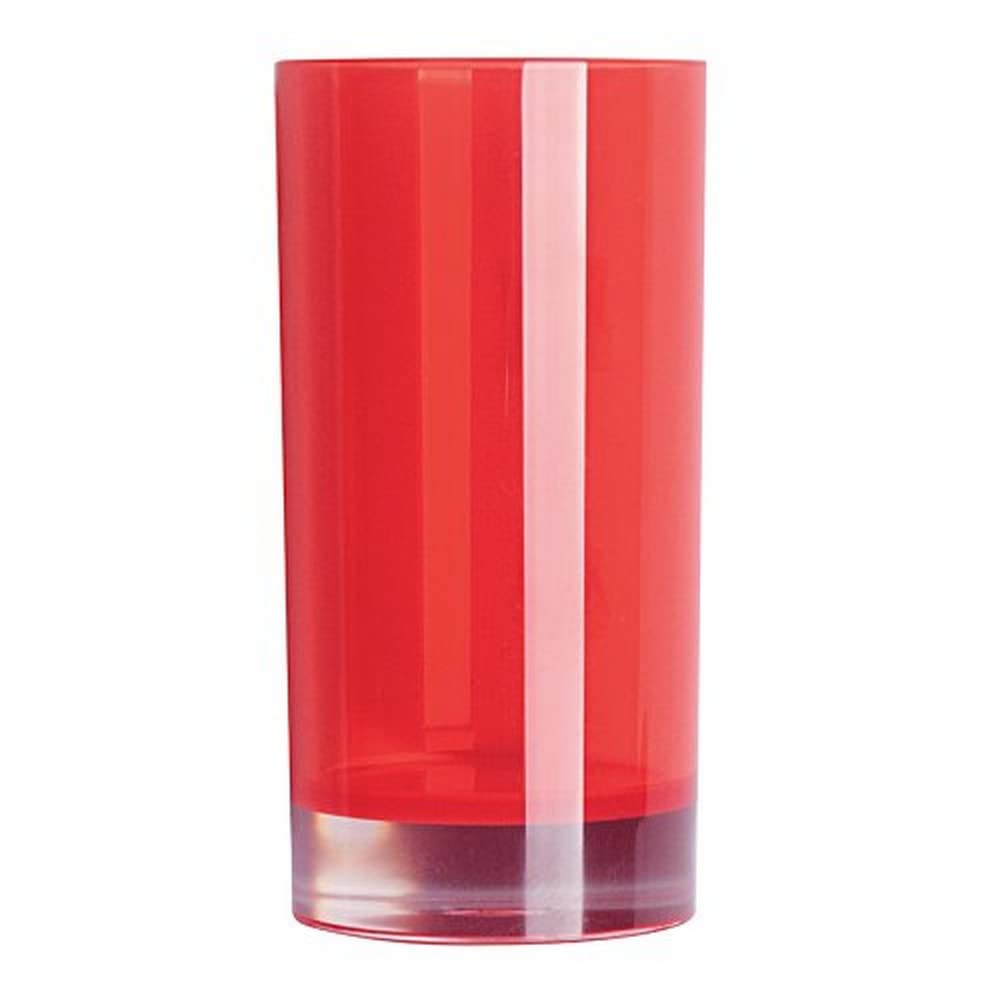 Excelsa Toothbrush Tumbler, Red, 6.3 x 13 cm