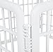 Amazon Basics 4-Panel Plastic Pet Pen, 24in, White