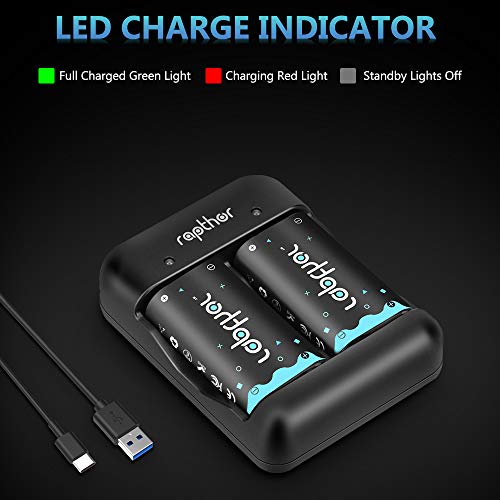 Xbox One Rechargeable Battery Pack [2x2500mAh] Xbox One Controller Battery with 3H Quick Charger for Xbox One/Xbox One S/Xbox One X/Xbox One Elite Wireless Controller (2 Battery & Charger Set) - Thumbnail 6