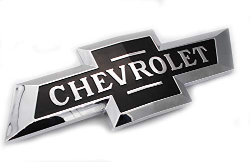 Black Front Grille Centennial Bowtie Emblem compatible with Chevrolet Silverado 2016-2018 Heritage and Chevrolet Colorado Z71 ZR1 2015-2019 - Thumbnail 6