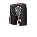 Shock Doctor Girl's Core Compression Hockey Shorts with Pelvic Protector, Medium