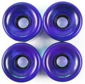 Blank Pro Longboard Cruiser Skateboard Wheels 70Mm 80A Translucent Blue