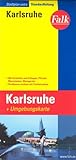Karlsruhe (Germany) 1:20,000 Street Map & Environs, GPS-Compatible FALK by 