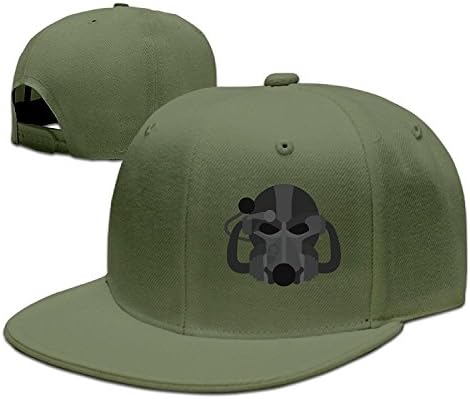 Power Armor Helmet ForestGreen Rock Flat Brim Baseball Snapback Cap