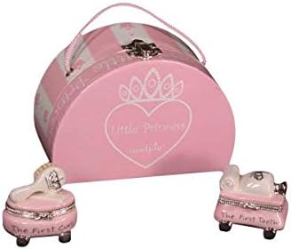 Little Princess Enamel First Tooth and First Curl Treasure Box