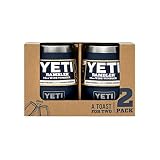 YETI Rambler 10 oz Stainless Steel Vacuum Insulated Wine Tumbler, 2 Pack, Navy