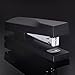 Zodaca [Wave Design] Soft Touch Desk Stapler, 15 Sheets Capacity, Black Wave
