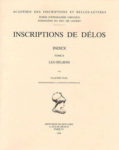 Inscriptions de Délos