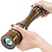 Wooden Pepper Mill - Gourmet Mahogany Salt, Pepper, and Spice Seasoning Grinder in 10.5