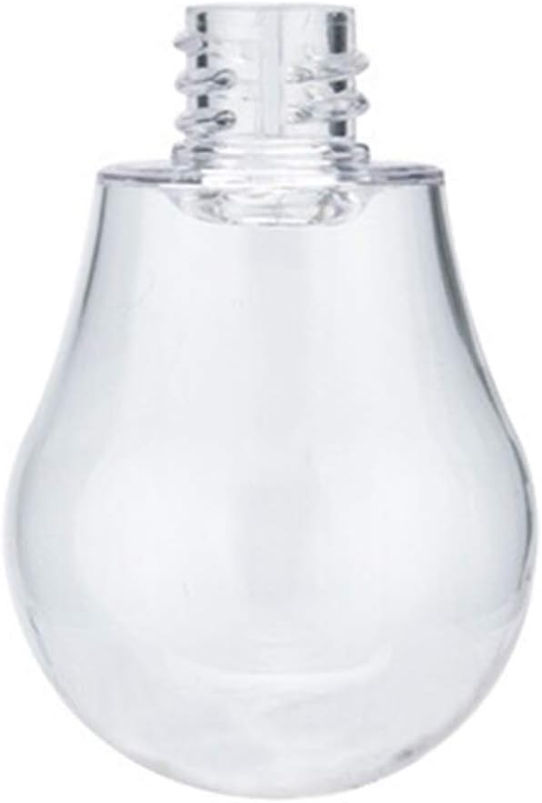 zhiounny 2.5x6.6cm Creative Ball Light Bulb Shape Mini Lip Gloss Tube Empty Lip Balm Container With Lid Rubber Inserts Lipstick Sample Dispenser Bottle