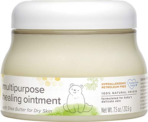 BURT’S BEES BABY 100% NATURAL MULTIPURPOSE OINTMENT, FACE & BODY BABY OINTMENT – 7.5 OUNCE TUB