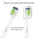Replacement Brush Heads for Sonicare DiamondClean Toothbrush fit Philips Sonicare Electric Toothbrush, 8 Pack by Ofashu