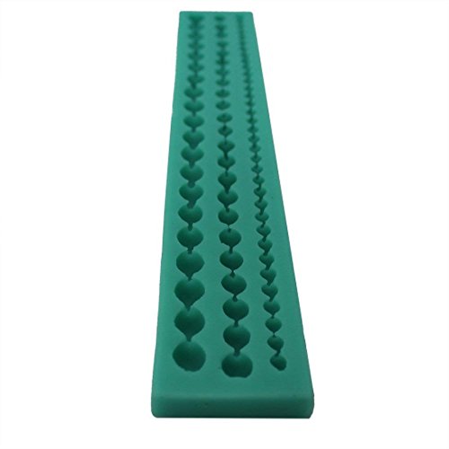 DIY Silicone String of Pearl Fondant Cake Sugar Cookies Paste Bead Dessert Lace Sneak Chocolate Mold Clay Silica Gel Mould Decorating Baking Tools - Thumbnail 4