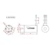 ANEWNICE Liphontcta Leopard 4082 4-Pole Brushless Inrunner Motor, Garden Sculpture Outdoor Decoration
