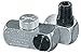 Dynabrade 95734 1/4-Inch NPT Flow Control Dynaswivel Air Line Connector, Silver