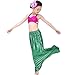 Newland Girl's 3 Pcs Mermaid Tail Swimwear Swimsuit Bikini Bathing Suit Style,Style #1,100CM(2-3Y)-Size S