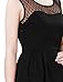 Allegra K Women Sleeveless Dresses Panel Dress Summer Dresses Skater Dress, Medium, Black