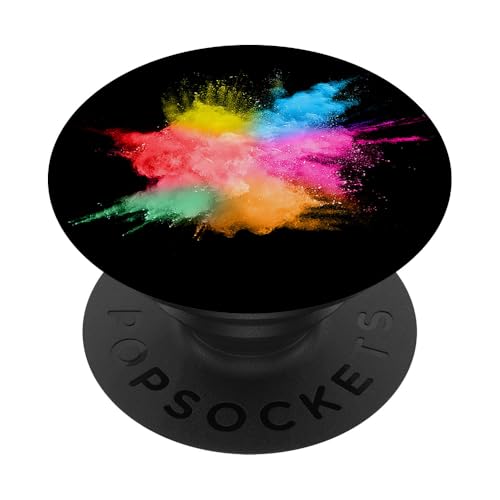Color Burst Pop Mount Socket Splash Scatter Multicolored PopSockets Adhesive Po…