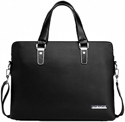 Men Bags Business Laptop Bag Briefcase Men Leather Cross body Handbag Shoulder Messenger Men's Travel Bags Black Medium