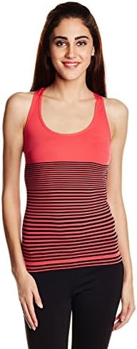 Urban Yoga Women's Cotton Sleeve Less T Shirt top for Yoga Training and Exercise