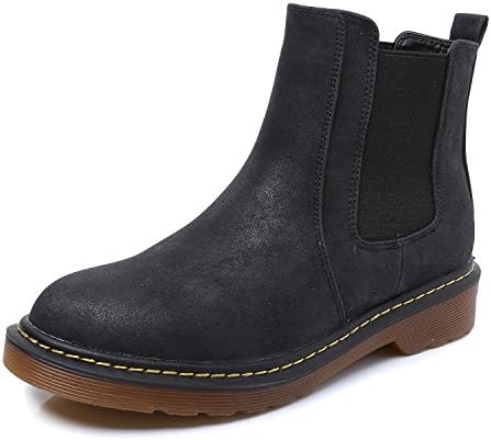 Smilun Lady¡¯s Chelsea Ankle Boot Classic Chunky Heel Elastic U Gusset Shoes