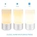 AKDSteel Table Lamp, Touch Sensor Bedside Lamp + Dimmable Warm White Light & Color Changing RGB