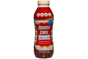 Dorothy Lynch Salad Dressing | Sweet & Spicy | Thick & Creamy | Salads, Dips, Sauces, Marinades | French Style Condiment | Tangy | Gluten Free | No Trans Fat | USA Made (Light & Lean, 16 oz (2 Pack))